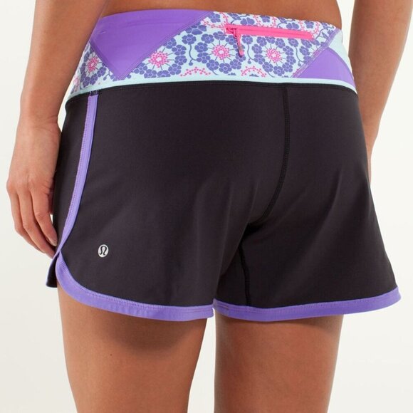 Lululemon Groovy Run Short Black- Athletic Running Shorts- Size 6 - Picture 4 of 16